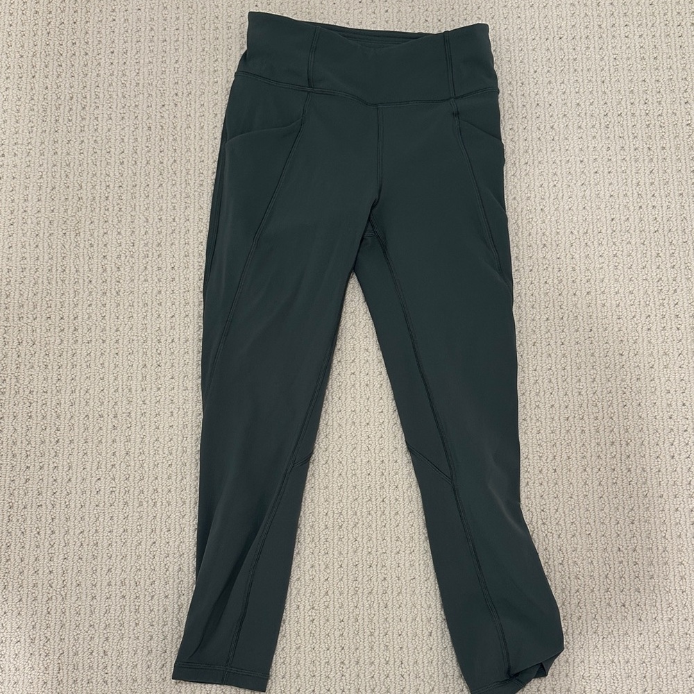 Lululemon Eucalyptus Green Leggings with Pockets
